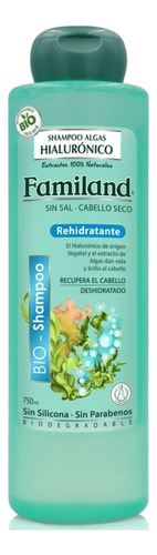  Shampoo Algas Hialuronico Rehidratante 750ml Familand