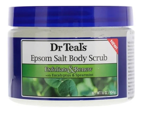 Exfoliante Corporal Dr. Teal's Con Eucalipto Y Menta 454 G