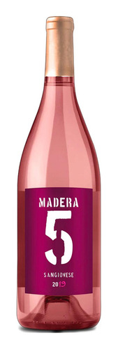 Caja De 12 Vino Rosado Madera 5 Cabernet Sangiovese 750 Ml