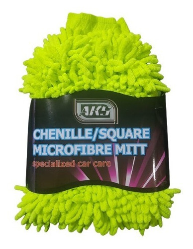 Guante Aks Microfibra Chenille Green