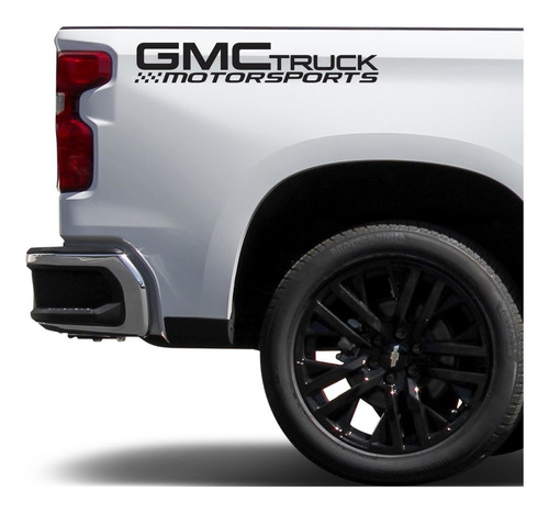 Sticker Gmc Motorsports P/ Batea Compatible Con Gmc Sierra