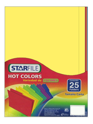 Folder Starfile Ph0052 Carta Color Arcoiris Cromático 2 /v