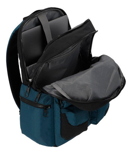 Mochila Xtrem Bradbury 4xt Eternity Blue Color Azul Diseño De La Tela Lisa