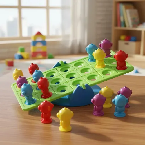 Jogo Pedagógico Brinquedo Gangorra Do Macaco - Art Brink
