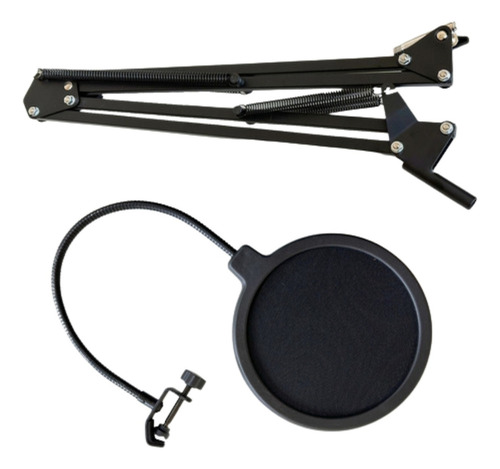 Microfone Profissional Condensador Com Tripé Mesa V8 Estudio