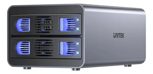 comprar Gabinete Externo Dual Unitek Usb C 2 Discos Con Raid S1308c