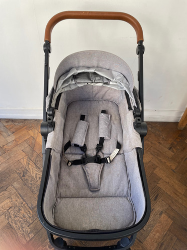 Cochecito Mega Baby Elite 3 En 1 - Noenvio Leerdescripcion Gris Negro (Usado)