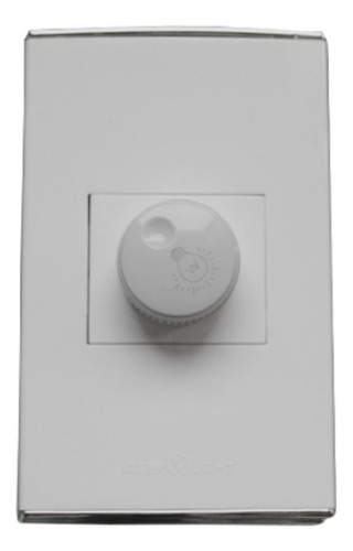 Interruptor Dimmer Sencillo Blanco Mercury