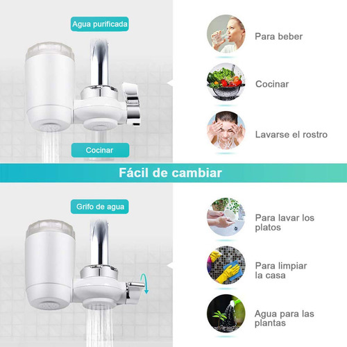 Purificador De Agua Zoosen Zsw-040 Filtro De Cerámica Blanco