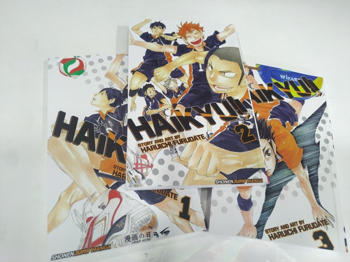 Manga Set X 3 Libros, Haikyu, Tomos 1 2 3 Envío Gratis 