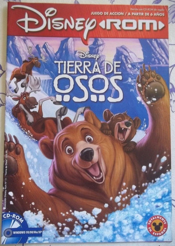 Cd Rom Para Pc Tierra De Osos De Disney