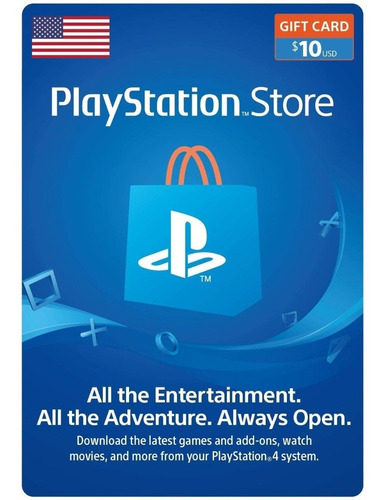 Tarjeta Playstation Store Psn Network [ Codigo Digital ] 10 