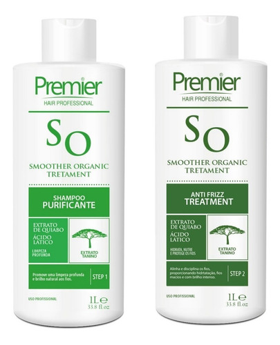 Progressiva Orgânica S/ Formol Premier Hair Original +brinde