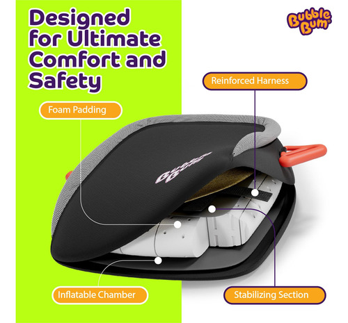 Asiento De Auto Para Refuerzo Inflable Inflable Bubblebum, A