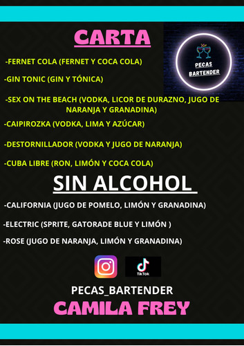 Imagen 3 de 5 de Servicio De Bartenders Y Camareros