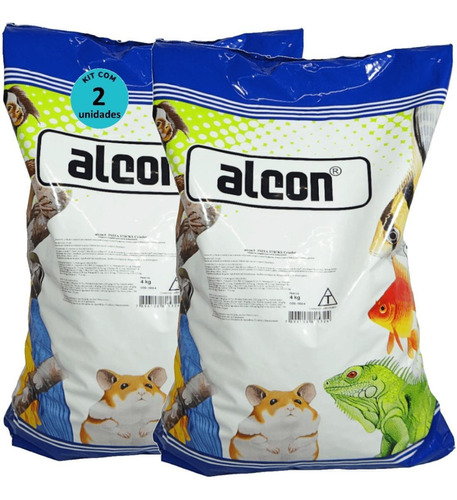 Alcon Psita Sticks Criador 4kg Aves Ornamentais Kit Com 2