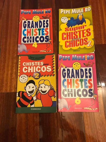 Pepe Muleiro Grandes Chistes Para Chicos Lote De 4 Libros