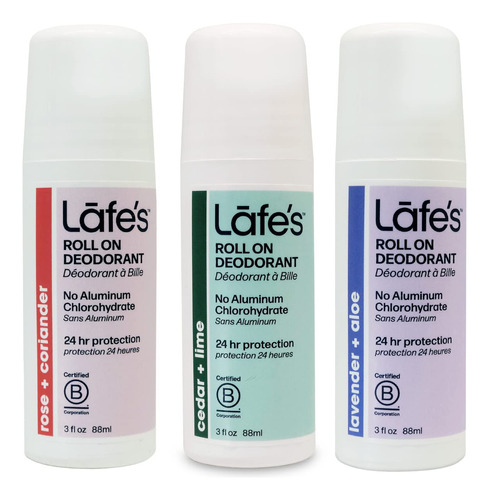 Lafe's Variedad De Desodorante Enrollado Para Mujer  Bliss,
