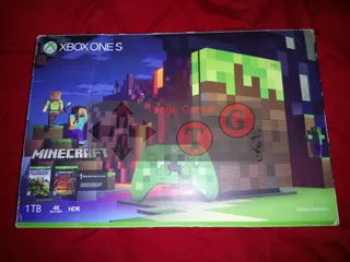 Microsoft Xbox One S 1tb Edición Minecraft Original Limitada