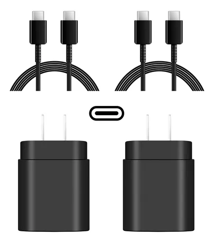 Cargador súper rápido, cargador rápido USB C de 25 W y cable de carga  rápida USB C a C para Google Pixel / Pixel XL 