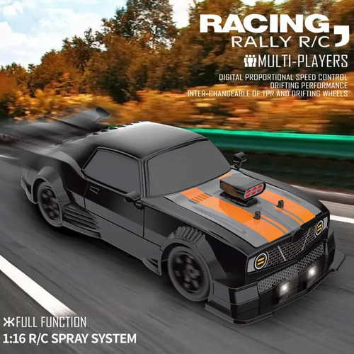 Led De Coche Rc Modelo 16a04 1/16 Drift Simulado Con Tracció