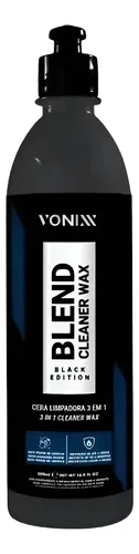 Cera Vonixx Blend Cleaner Wax Black Edition 3 Em 1 500ml