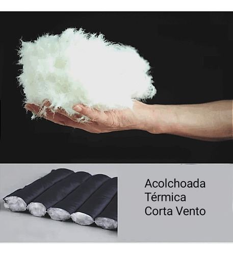 Jaqueta Puffer Bobojaco Corta Vento Nylon P/ Neve Intensa