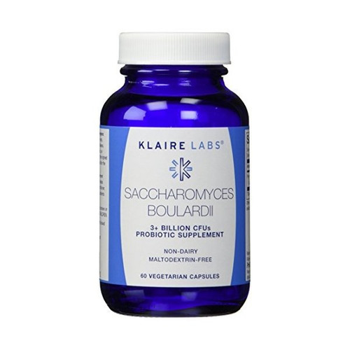 Klaire Labs El Saccharomyces Boulardii Veggie Cápsulas, 60 C