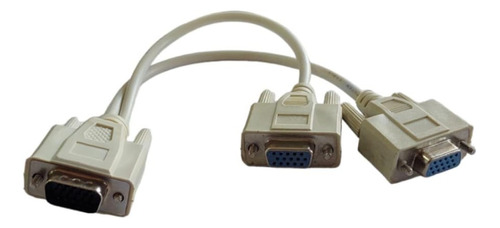 Cable Vga Macho A 2 Vga Hembra Gp-vga1/2