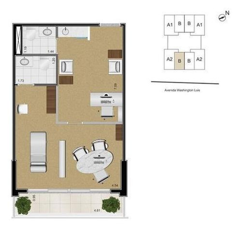 Imagem 22 de 25 de Sala À Venda, 51 M² Por R$ 420.000,00 - Gonzaga - Santos/sp - Sa0117