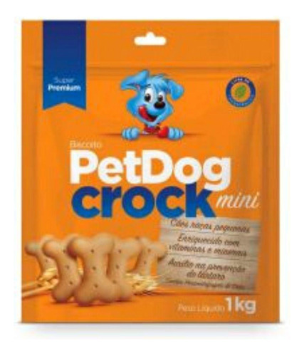 Biscoito Super Premium Petdog Crock - Mini 250g