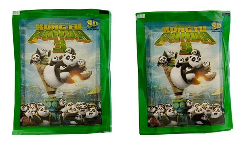 Pack 50 Sobres De Figuritas De Kung Fu Panda