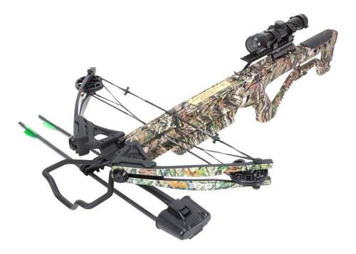 Imagem 1 de 7 de Balestra/besta Composta Wildgame Camo Barnett +luneta 370fps