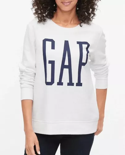 Moletom Gap Logo Crewneck Feminino Original Imp Eua