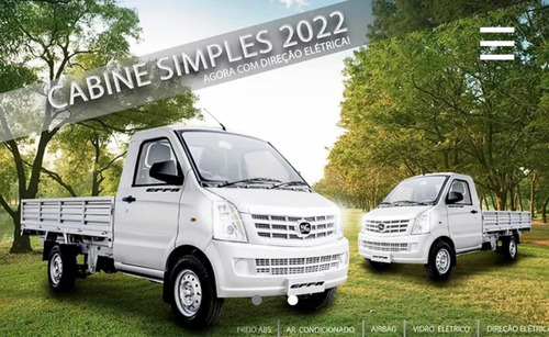 Picape Effa V21 Cab Simples, 1.3 Gas, Completa C/carroceria