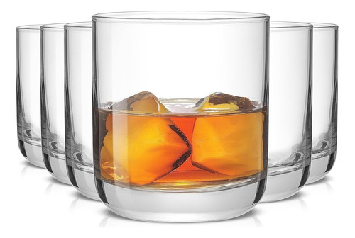 Vasos De Whisky De Cristal Joyjolt Faye. Juego De Vasos Lowb