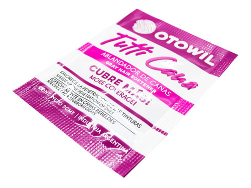 Otowil Tutti Cana Ablandador Canas Tintura Color X6 Sobres
