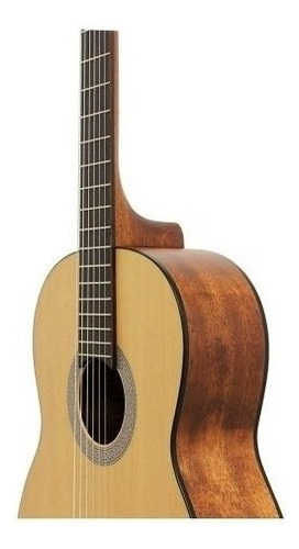 Guitarra criolla clásica Cort AC100 para diestros natural merbau semibrillo