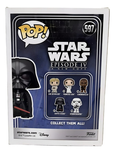Figura De Accion Darth Vader 597 De Star Wars Funko Pop