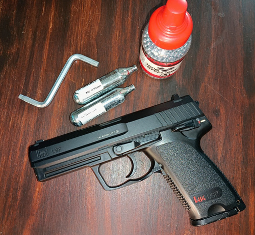 Pistola De Aire Comprimido Umarex Co2 Hk Usp 4.5 Mm. Metal 