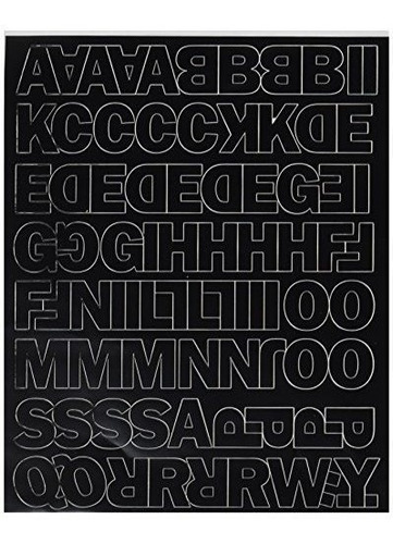 Graphic Products D3214black Letras Y Numeros De Vinilo Adhes