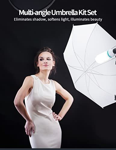 Imagen 5 de 6 de Kit Iluminacion ft Soporte Fondo Luz Estudio Paragua