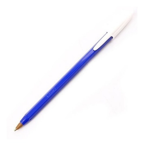 Boligrafo Bic Opaco 1mm Punta Mediana Pack X5 Azul