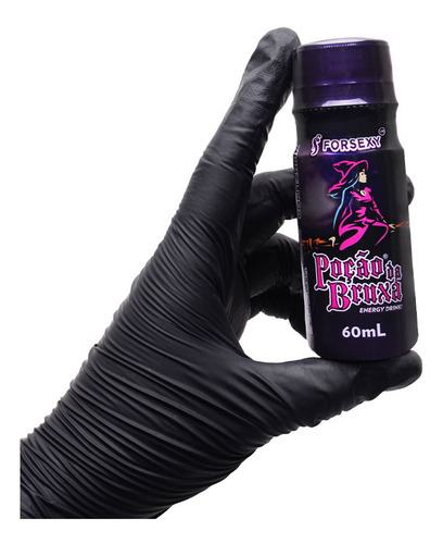 Imagem 2 de 3 de Bebida Energetica Porção Da Bruxa Excitante 60ml Forsexy