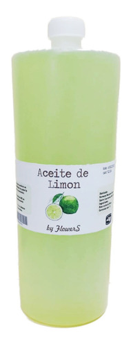 Aceite Masaje Relajante Limon 1 Lt Spa Aromaterapia