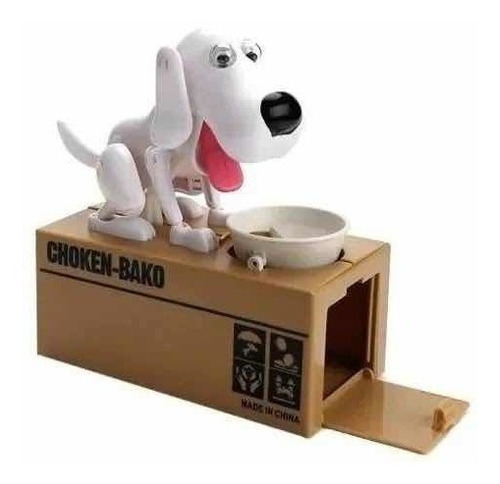 Imagen 2 de 3 de Alcancia Perrito Perro Come Monedas Ahorrador - Tienda