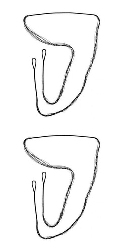 2 Pedazos De Cuerda De Tiro Con Archero Recurvo Multiusos