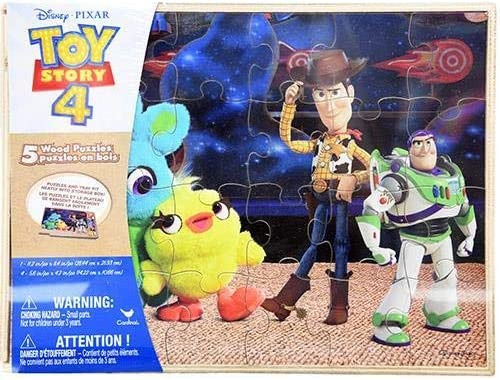 Rompecabezas De Madera Toy Story 4-5pk