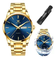 Comprar Olevs Relojes Para Hombre Relojes De Esfera Grande De Acero