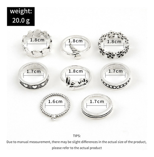 Set De Anillos Love Dama